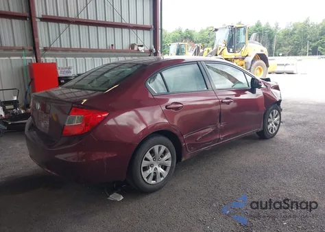 2012 Honda Civic Lx from USA, damaged, VIN 2HGFB2F54CH546417